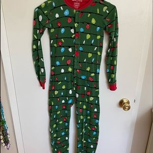 Girls onesie Christmas pajamas